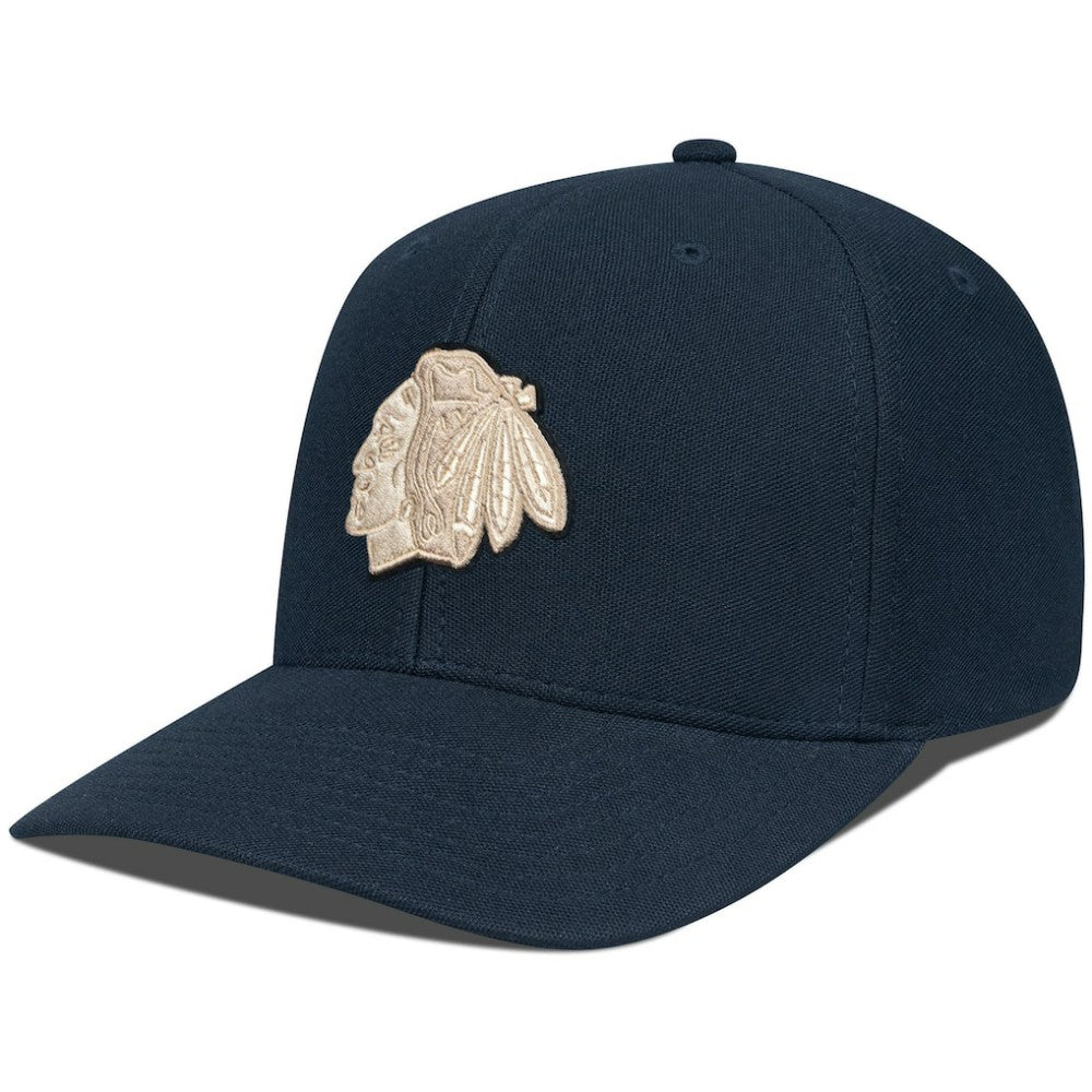 NHL Black Chicago Blackhawks Levelwear Fusion Lefty Hat