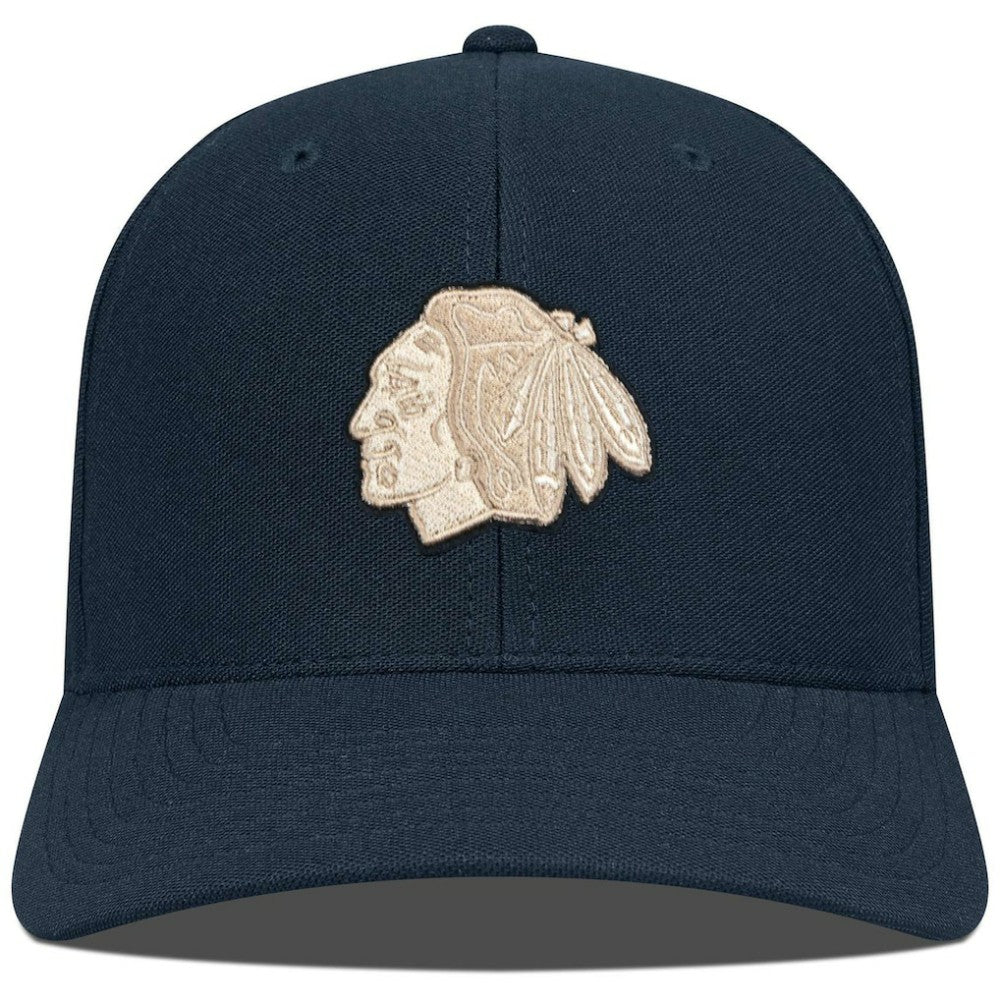 NHL Black Chicago Blackhawks Levelwear Fusion Lefty Hat