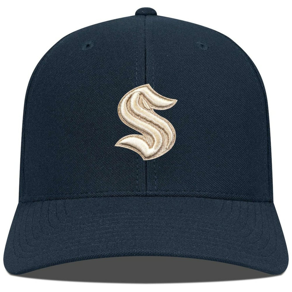NHL Black Seattle Kraken Levelwear Fusion Lefty Hat