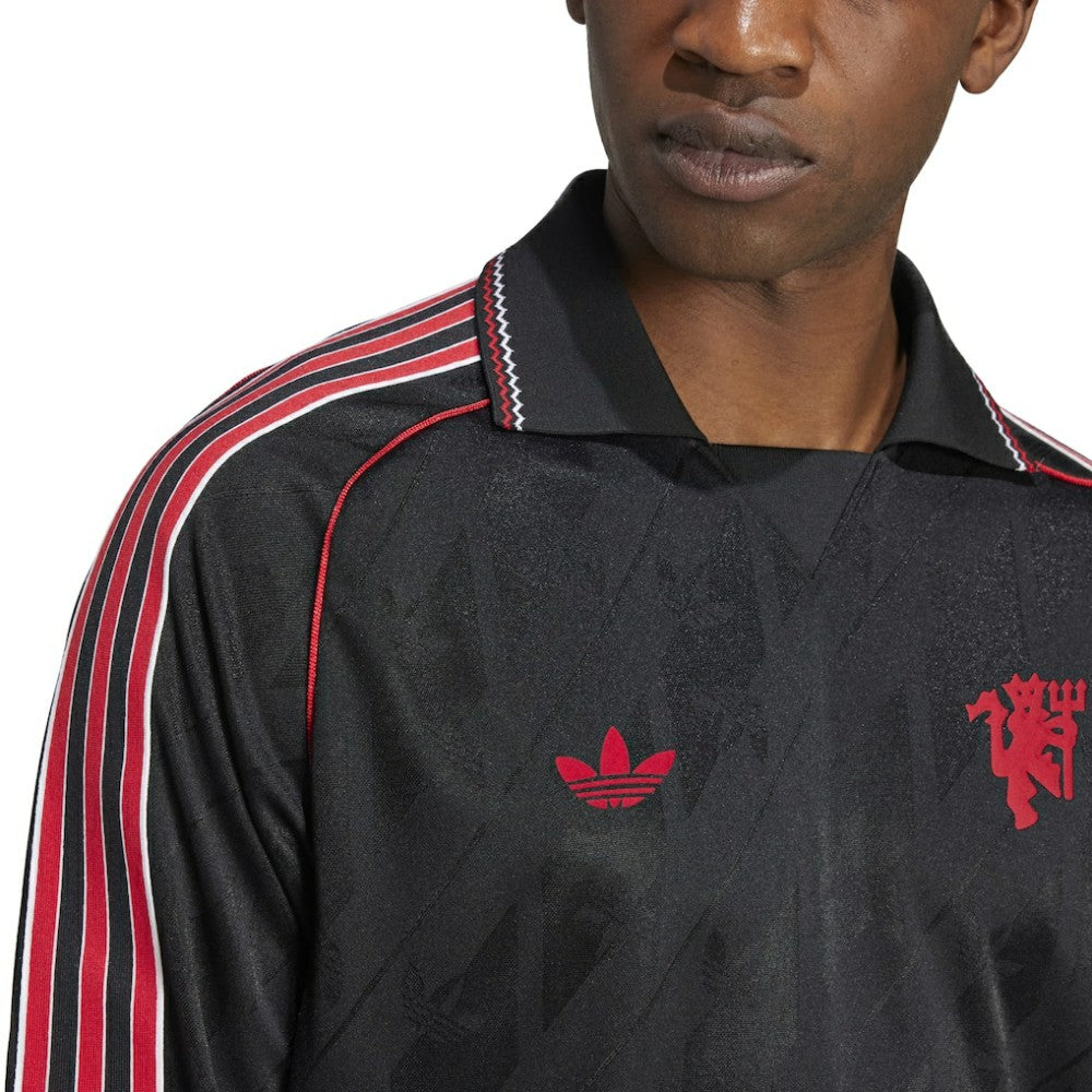 Manchester United Originals Lifestyler Long Sleeve Jersey - Adidas Black