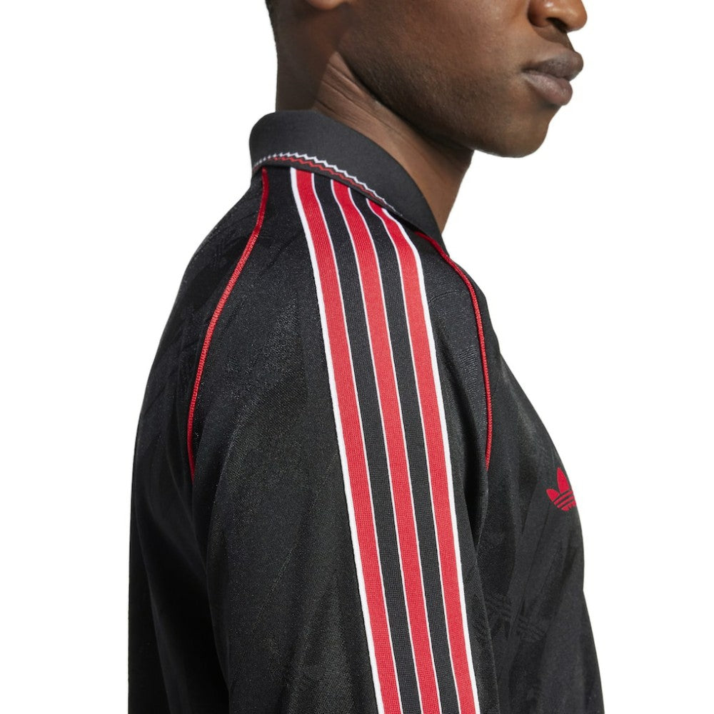 Manchester United Originals Lifestyler Long Sleeve Jersey - Adidas Black