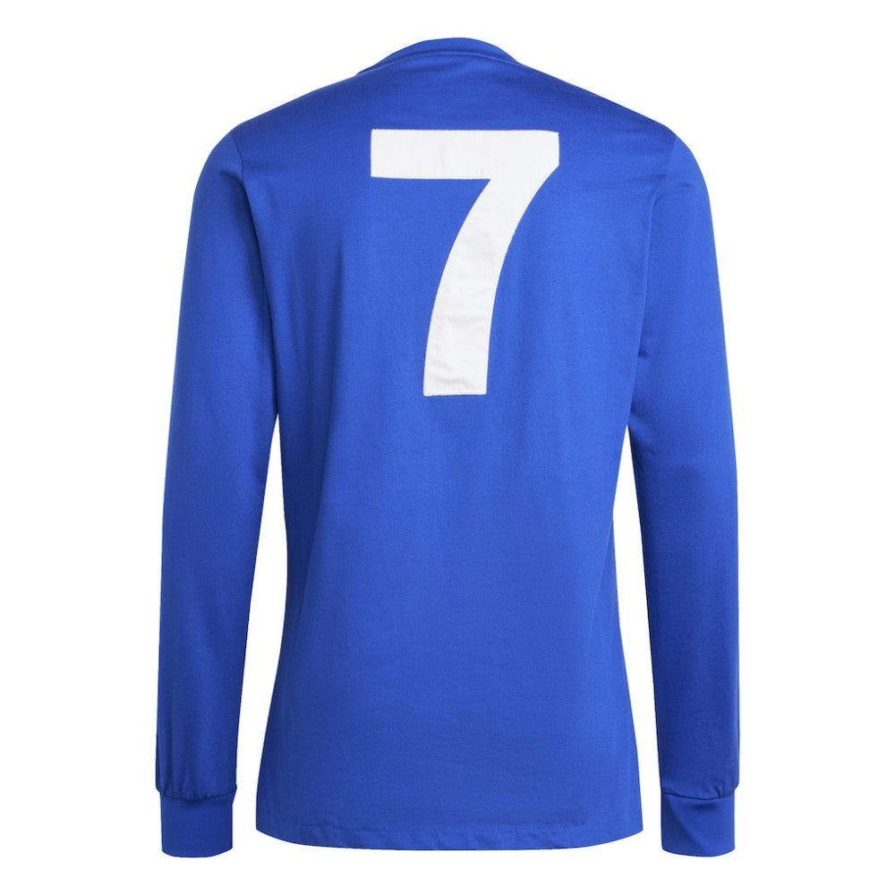 Manchester United x George Best Originals Lifestyler Long Sleeve Jersey - Adidas Blue
