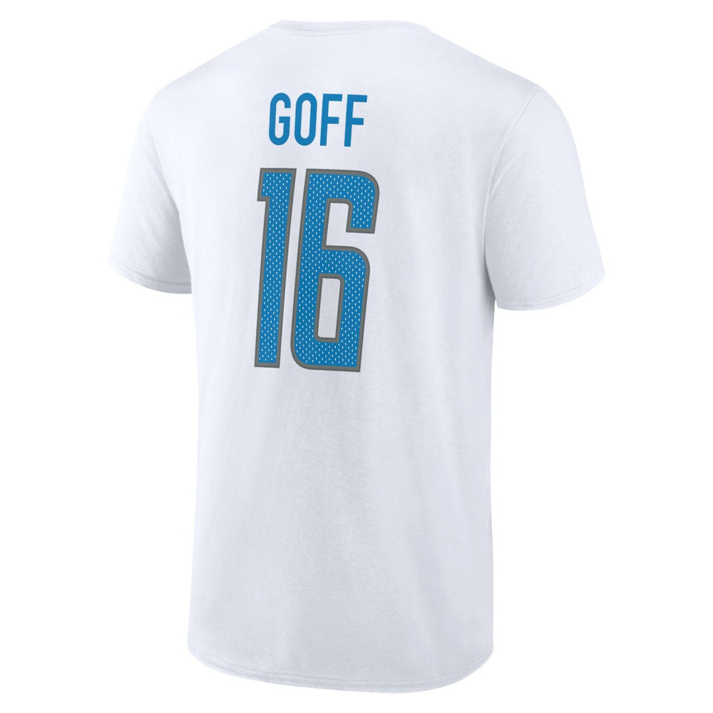 Jared Goff  Icon Player Name & Number T-Shirt - Detroit Lions
