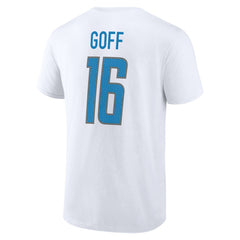 Jared Goff  Icon Player Name & Number T-Shirt - Detroit Lions