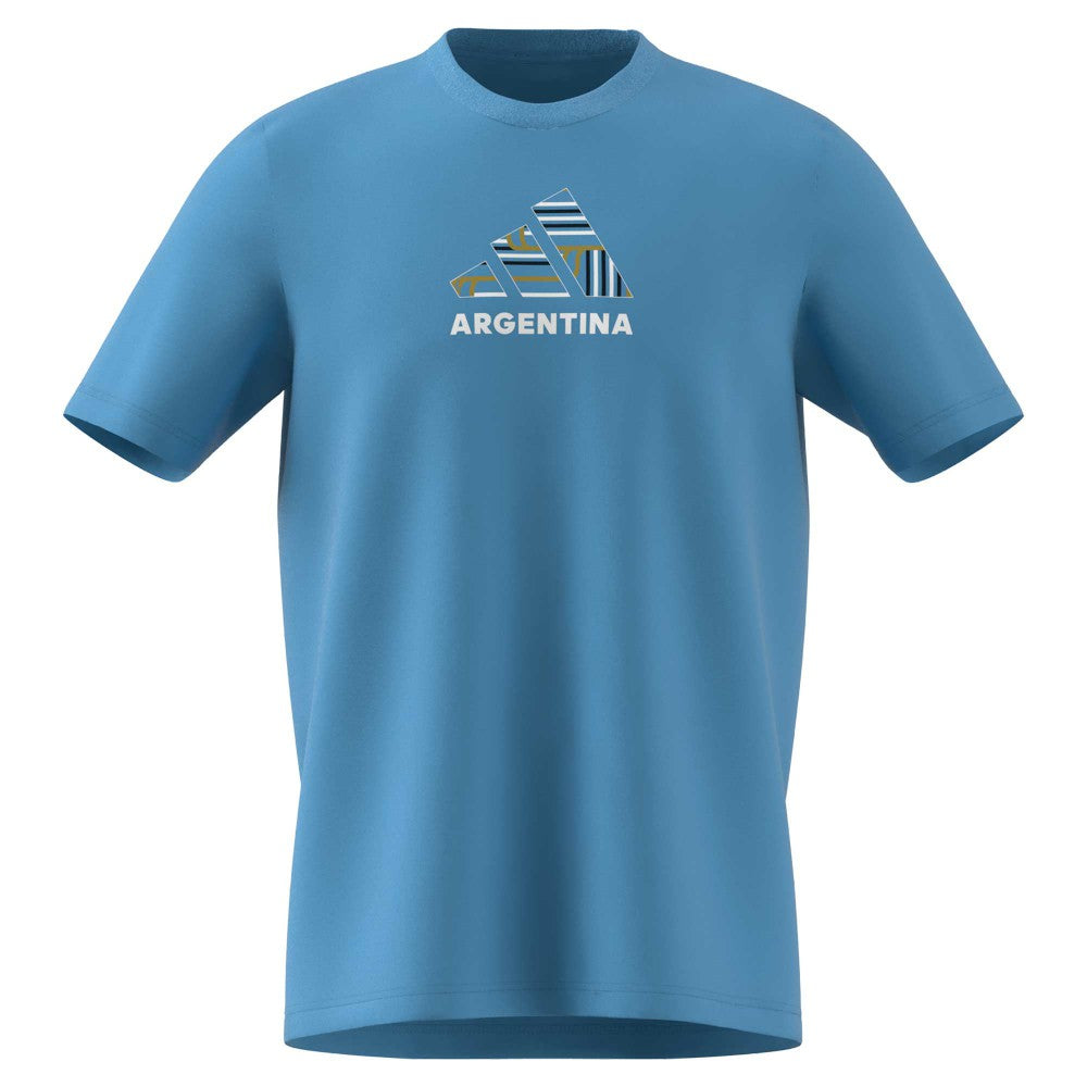 Argentina National Team Fan T-Shirt - Adidas Blue