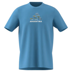 Argentina National Team Fan T-Shirt - Adidas Blue