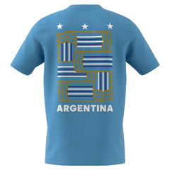 Argentina National Team Fan T-Shirt - Adidas Blue