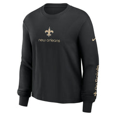 Women's Boxy Long Sleeve T-Shirt - New Orleans Saints