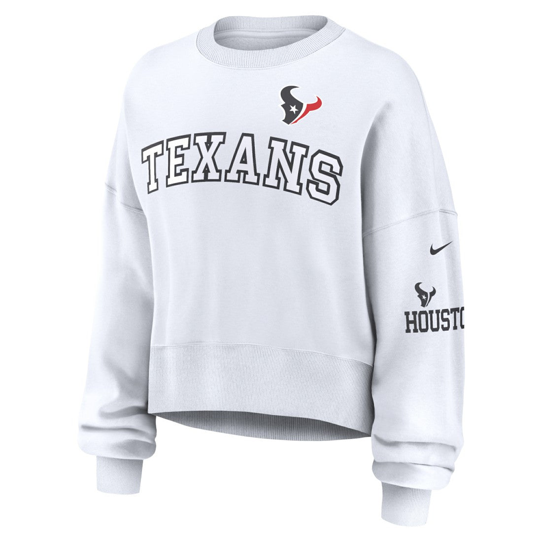 Women's Oversized Pullover Sweatshirt - Houston Texans