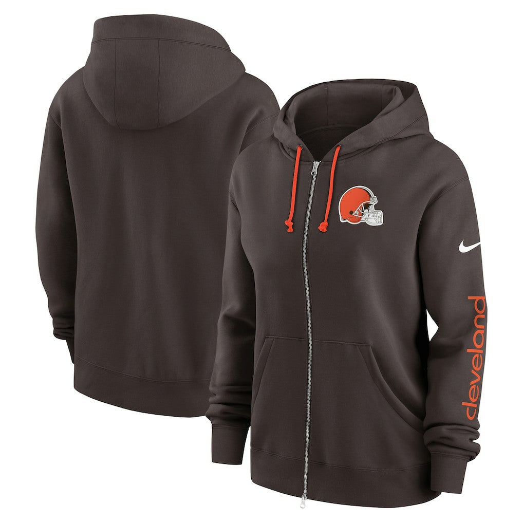 Women's Phoenix Full-Zip Hoodie - Cleveland Browns