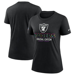 Women's 2024 NFL Crucial Catch Tri-Blend T-Shirt - Las Vegas Raiders