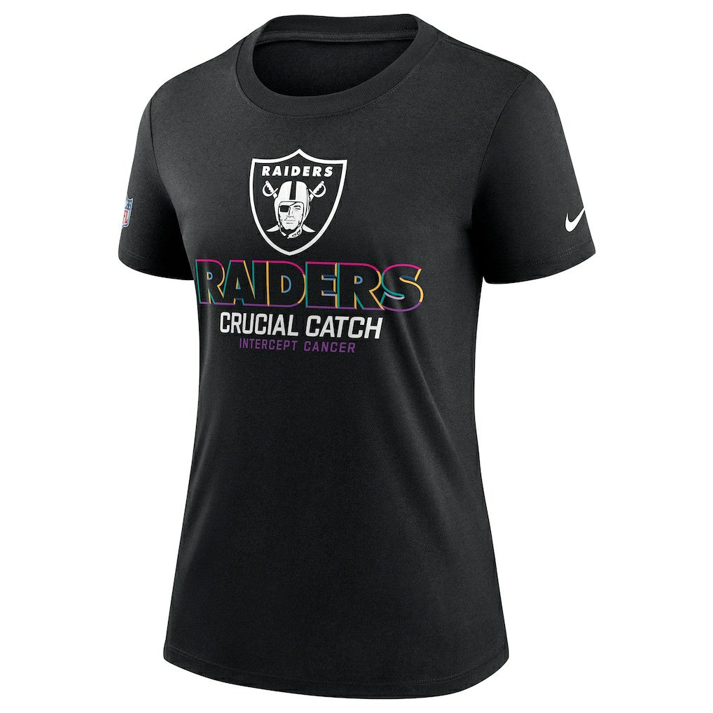 Women's 2024 NFL Crucial Catch Tri-Blend T-Shirt - Las Vegas Raiders