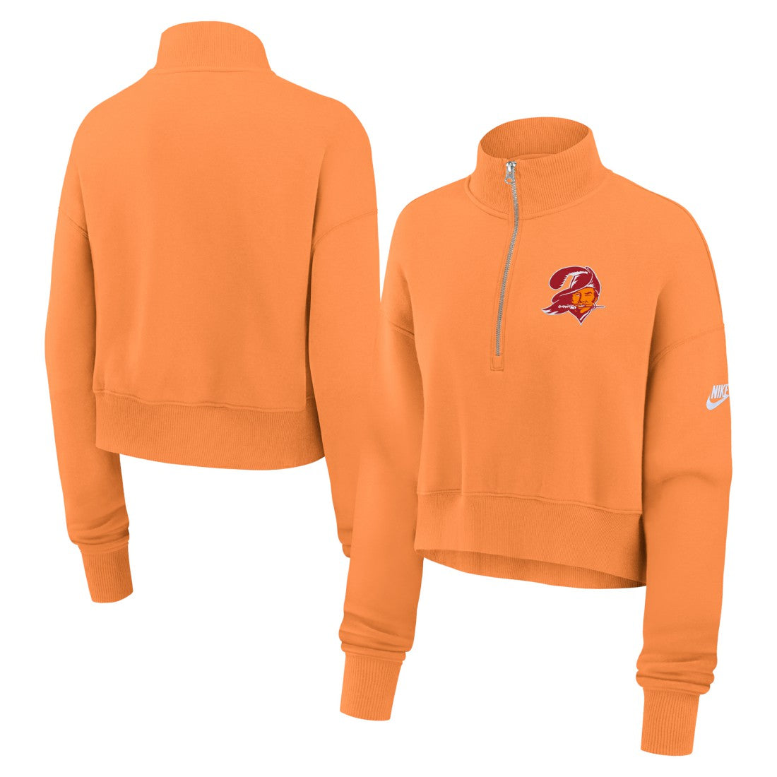 Women's Rewind Phoenix Half-Zip Sweatshirt - Tampa Bay Buccaneers