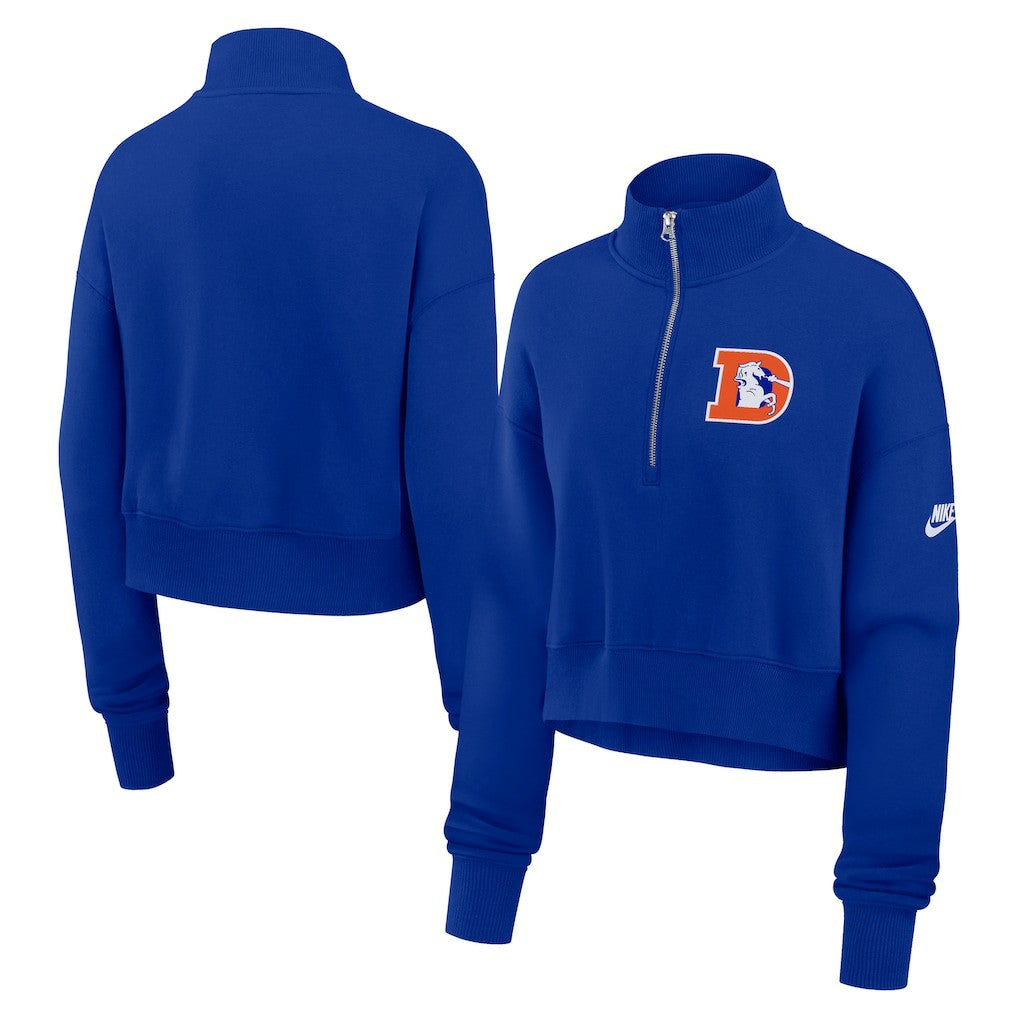 Women's Rewind Phoenix Half-Zip Sweatshirt - Denver Broncos