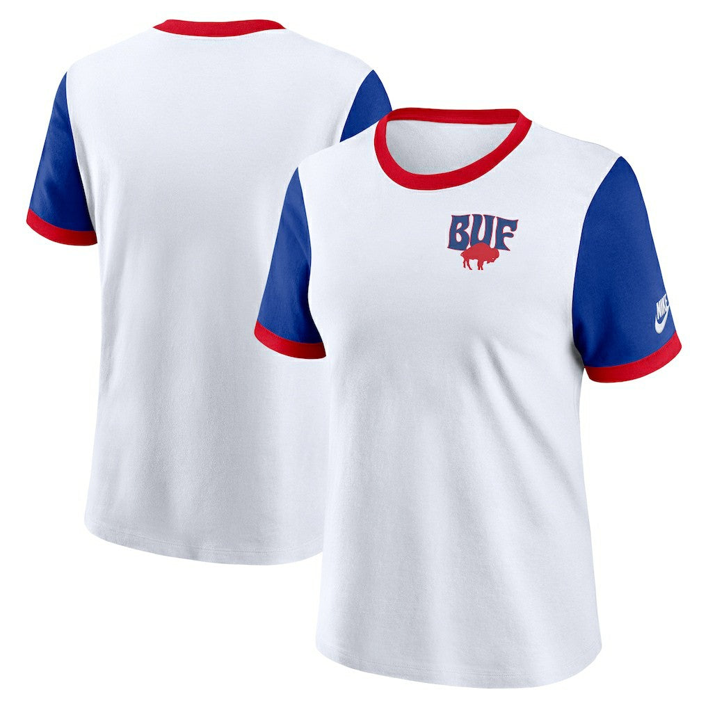 Women's Rewind Ringer T-Shirt - Buffalo Bills