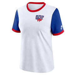 Women's Rewind Ringer T-Shirt - Buffalo Bills