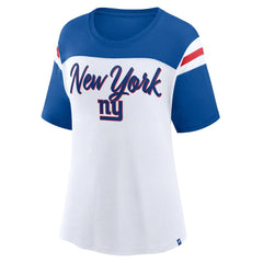 Women's Cheer Chant Fashion Crop Top - New York Giants