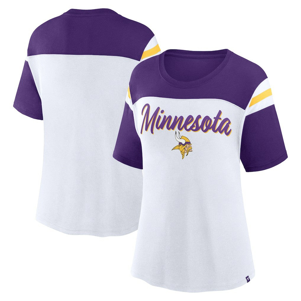 Women's Cheer Chant Fashion Crop Top - Minnesota Vikings