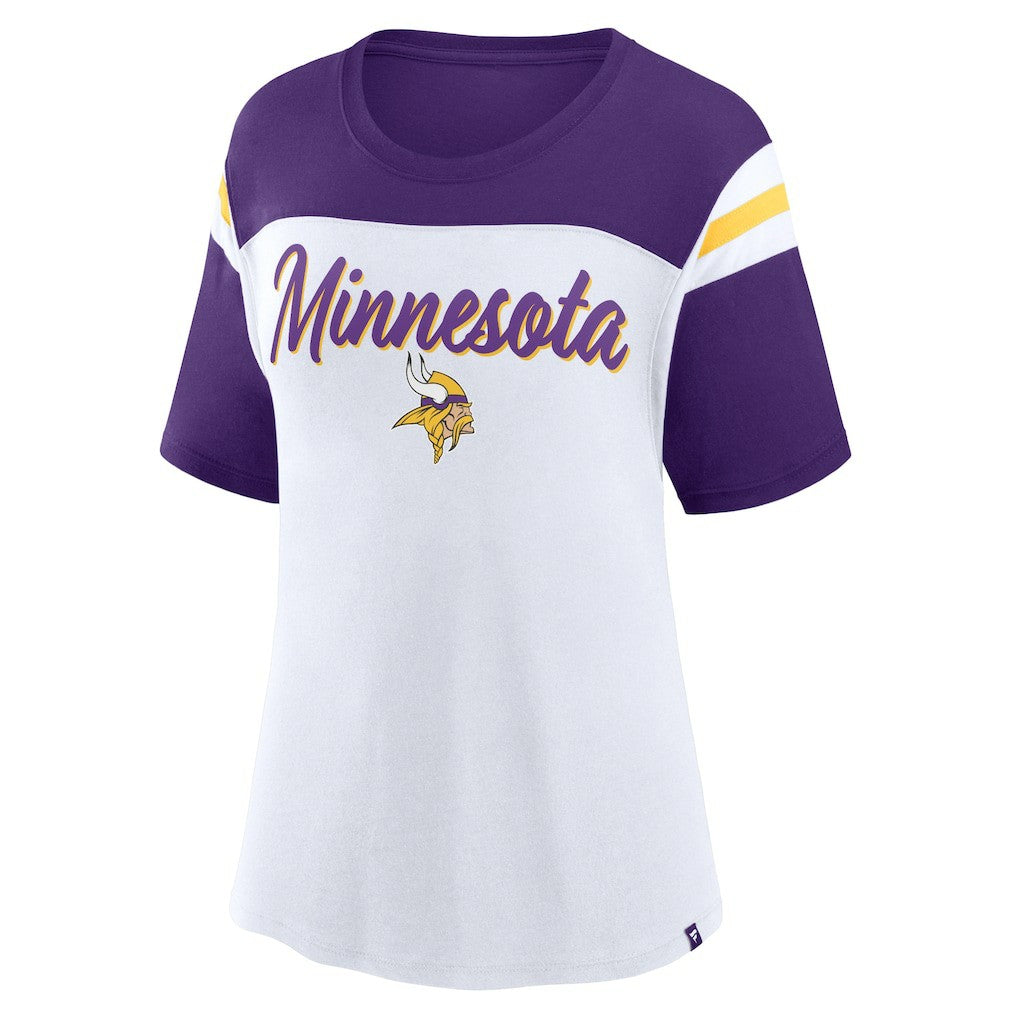Women's Cheer Chant Fashion Crop Top - Minnesota Vikings
