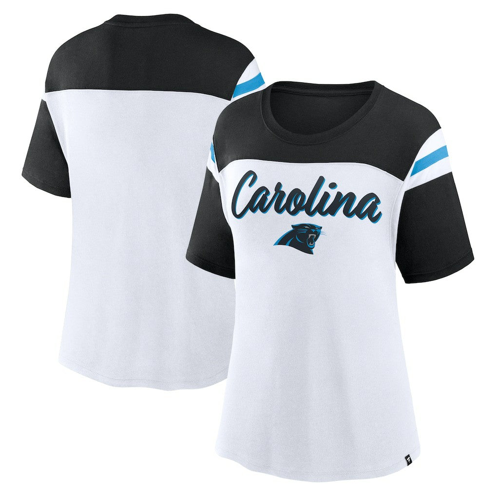 Women's Cheer Chant Fashion Crop Top - Carolina Panthers