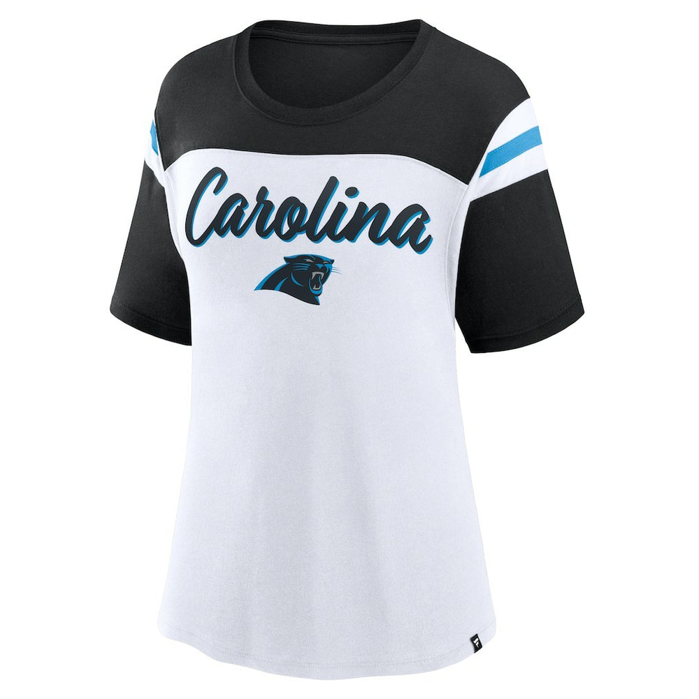 Women's Cheer Chant Fashion Crop Top - Carolina Panthers