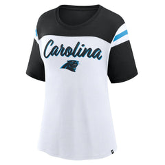 Women's Cheer Chant Fashion Crop Top - Carolina Panthers