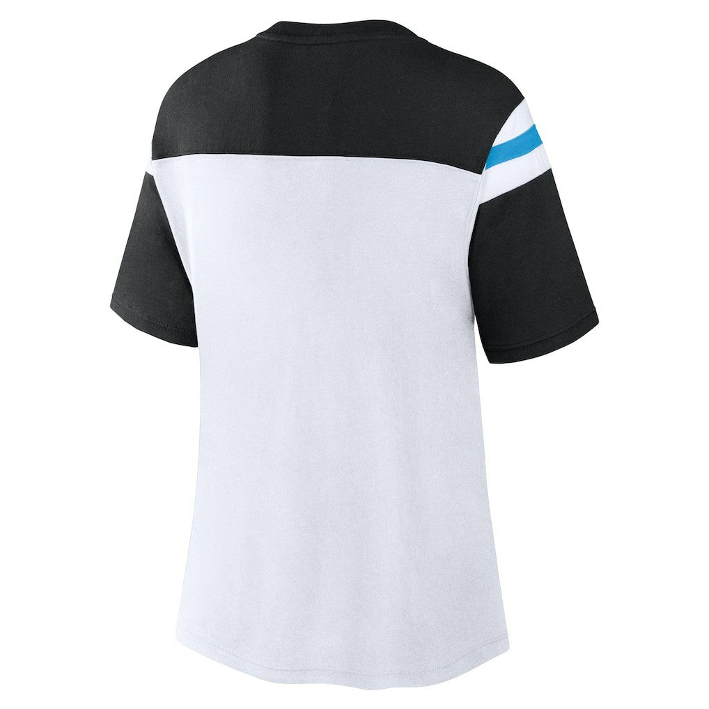 Women's Cheer Chant Fashion Crop Top - Carolina Panthers