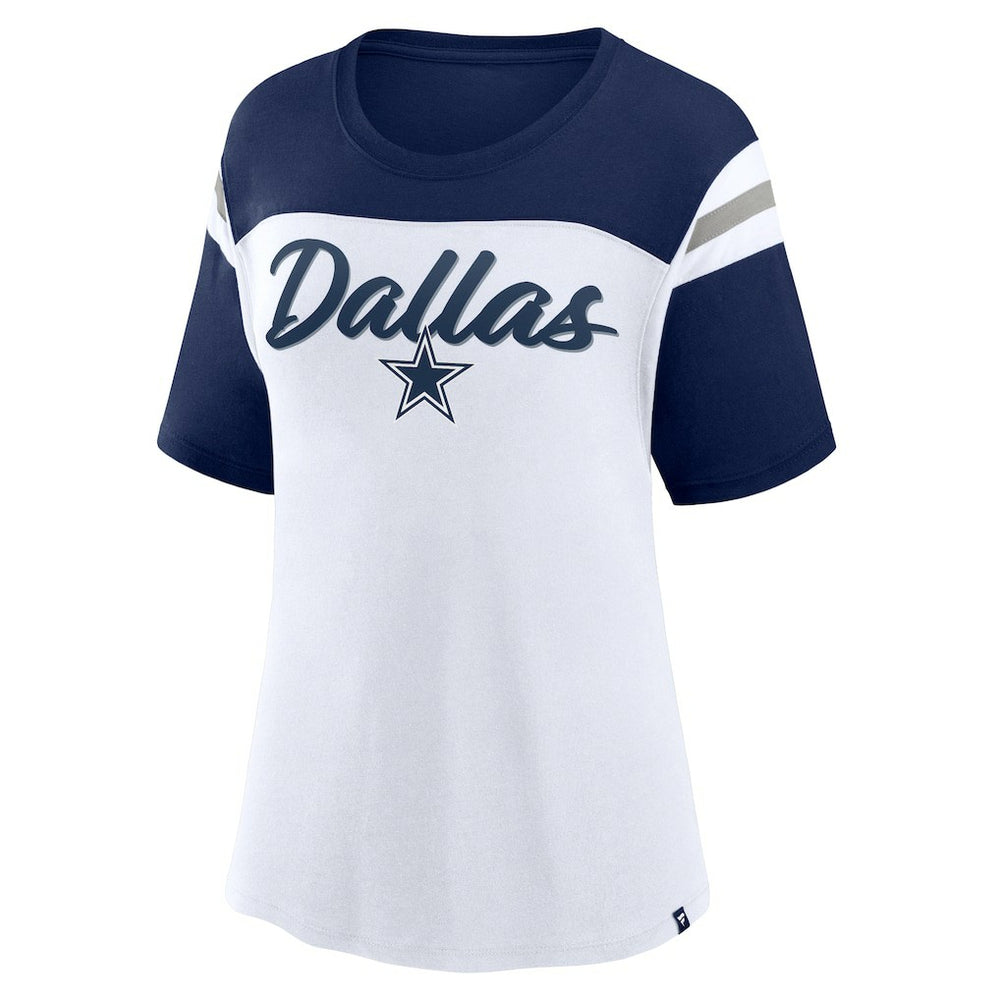 Women's Cheer Chant Fashion Crop Top - Dallas Cowboys