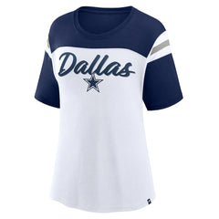 Women's Cheer Chant Fashion Crop Top - Dallas Cowboys