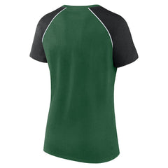 Women's Glittered Primary Raglan T-Shirt - New York Jets