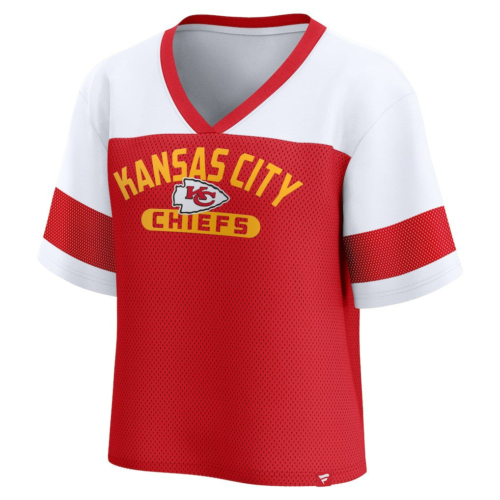 Women's Homeschool Jersey Poly V-Neck
Fashion Top - Kansas City Chiefs