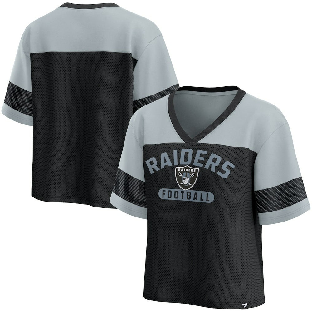 Women's Homeschool Jersey Poly V-Neck
Fashion Top - Las Vegas Raiders
