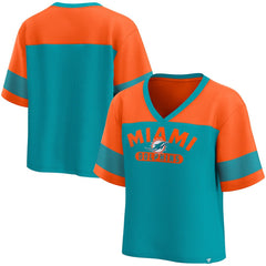 Women's Homeschool Jersey Poly V-Neck
Fashion Top - Miami Dolphins
