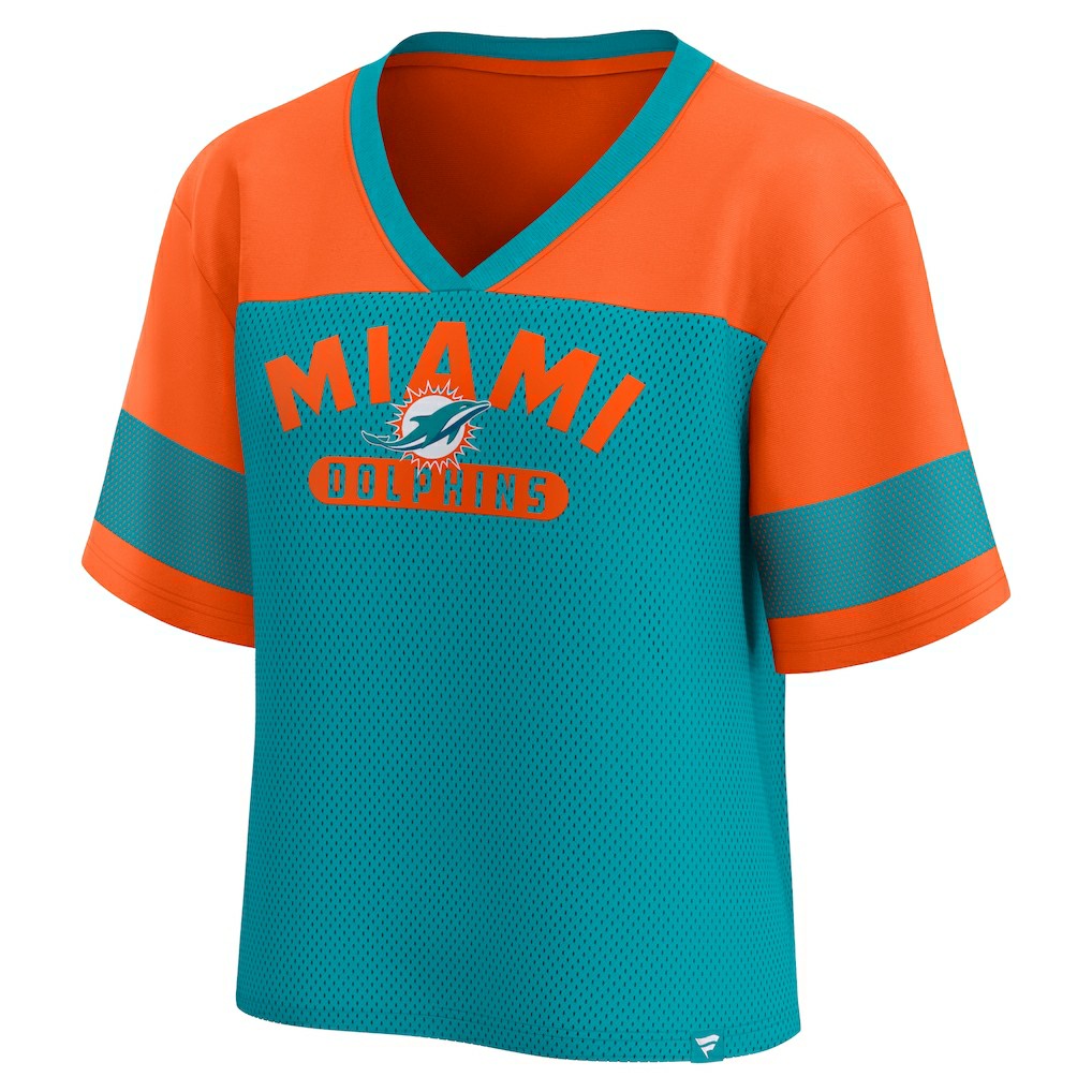 Women's Homeschool Jersey Poly V-Neck
Fashion Top - Miami Dolphins