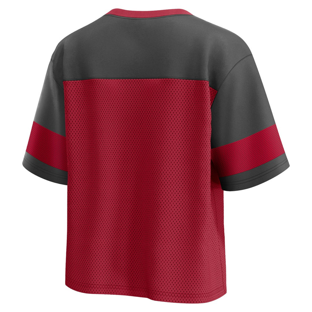 Women's Homeschool Jersey Poly V-Neck
Fashion Top - Tampa Bay Buccaneers