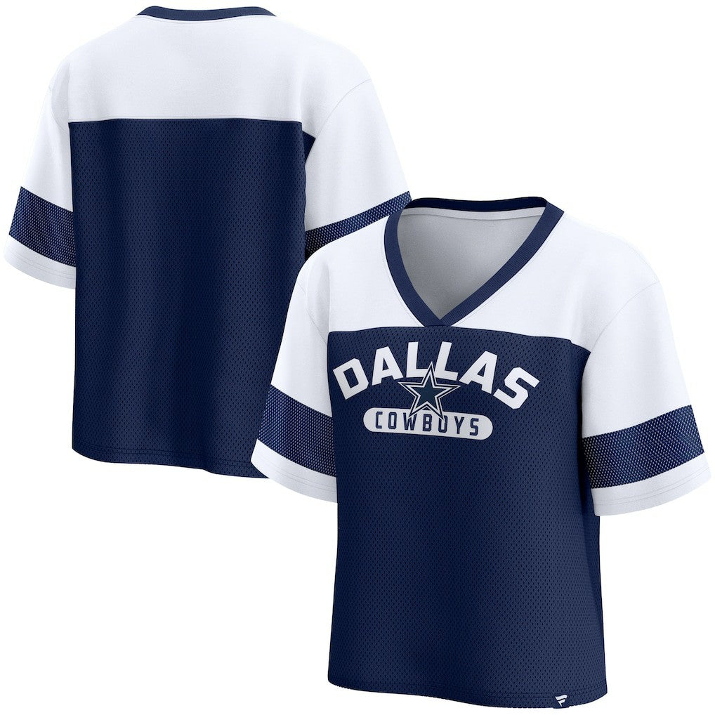 Women's Homeschool Jersey Poly V-Neck
Fashion Top - Dallas Cowboys