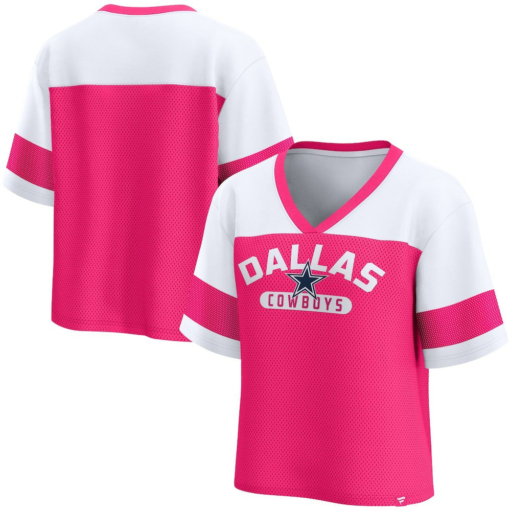 Women's Homeschool Jersey Poly V-Neck
Fashion Top - Dallas Cowboys
