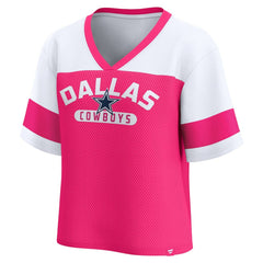 Women's Homeschool Jersey Poly V-Neck
Fashion Top - Dallas Cowboys