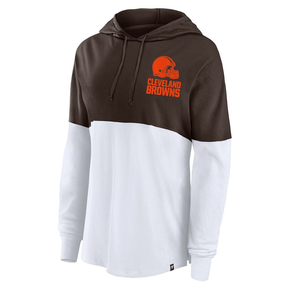 Women's Backup Option Long Sleeve Hoodie T-Shirt - Cleveland Browns