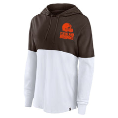 Women's Backup Option Long Sleeve Hoodie T-Shirt - Cleveland Browns