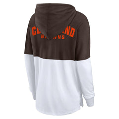 Women's Backup Option Long Sleeve Hoodie T-Shirt - Cleveland Browns