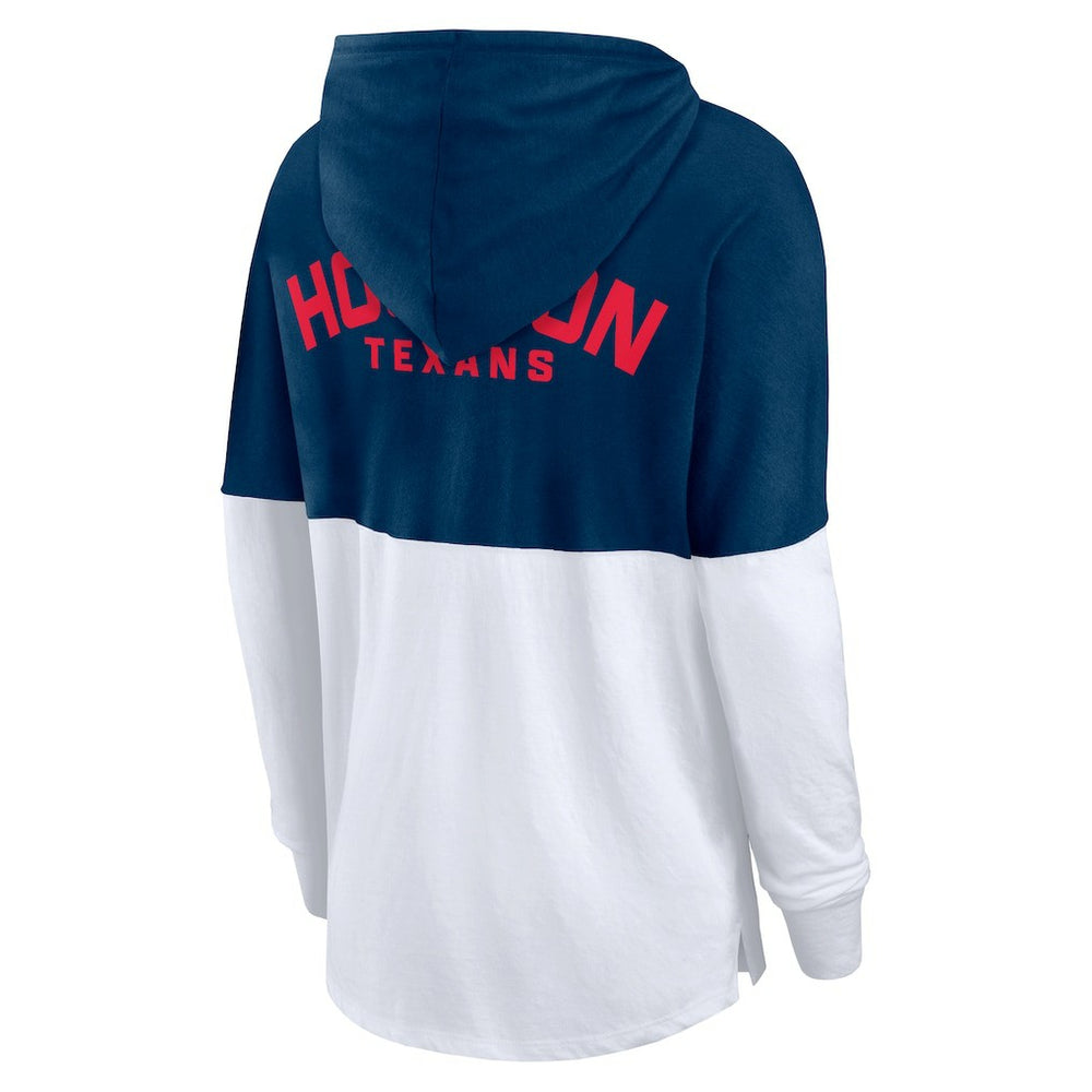 Women's Backup Option Long Sleeve Hoodie T-Shirt - Houston Texans