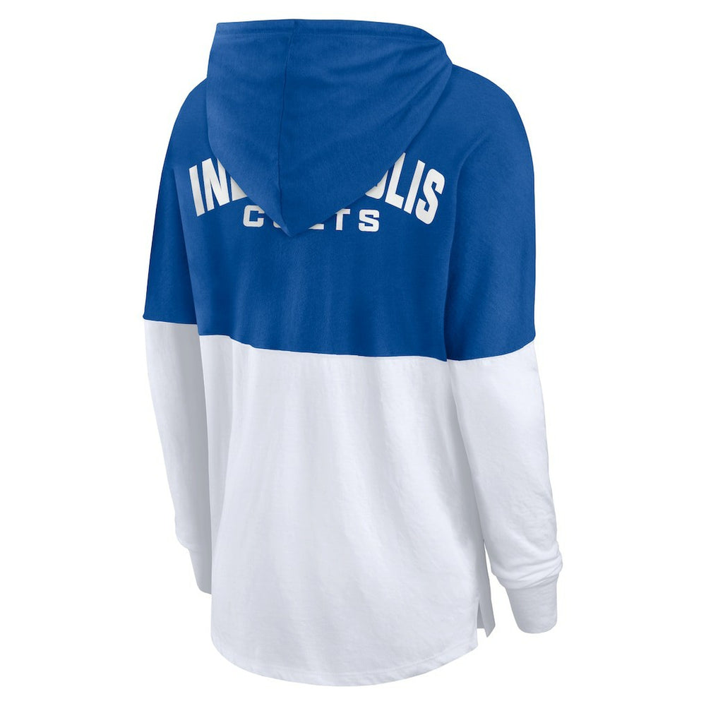 Women's Backup Option Long Sleeve Hoodie T-Shirt - Indianapolis Colts