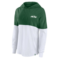 Women's Backup Option Long Sleeve Hoodie T-Shirt - New York Jets
