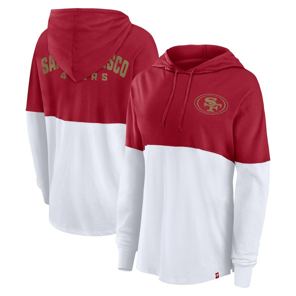 Women's Backup Option Long Sleeve Hoodie T-Shirt - San Francisco 49ers