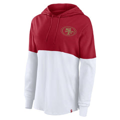 Women's Backup Option Long Sleeve Hoodie T-Shirt - San Francisco 49ers