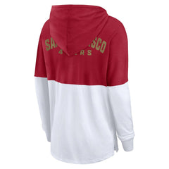 Women's Backup Option Long Sleeve Hoodie T-Shirt - San Francisco 49ers