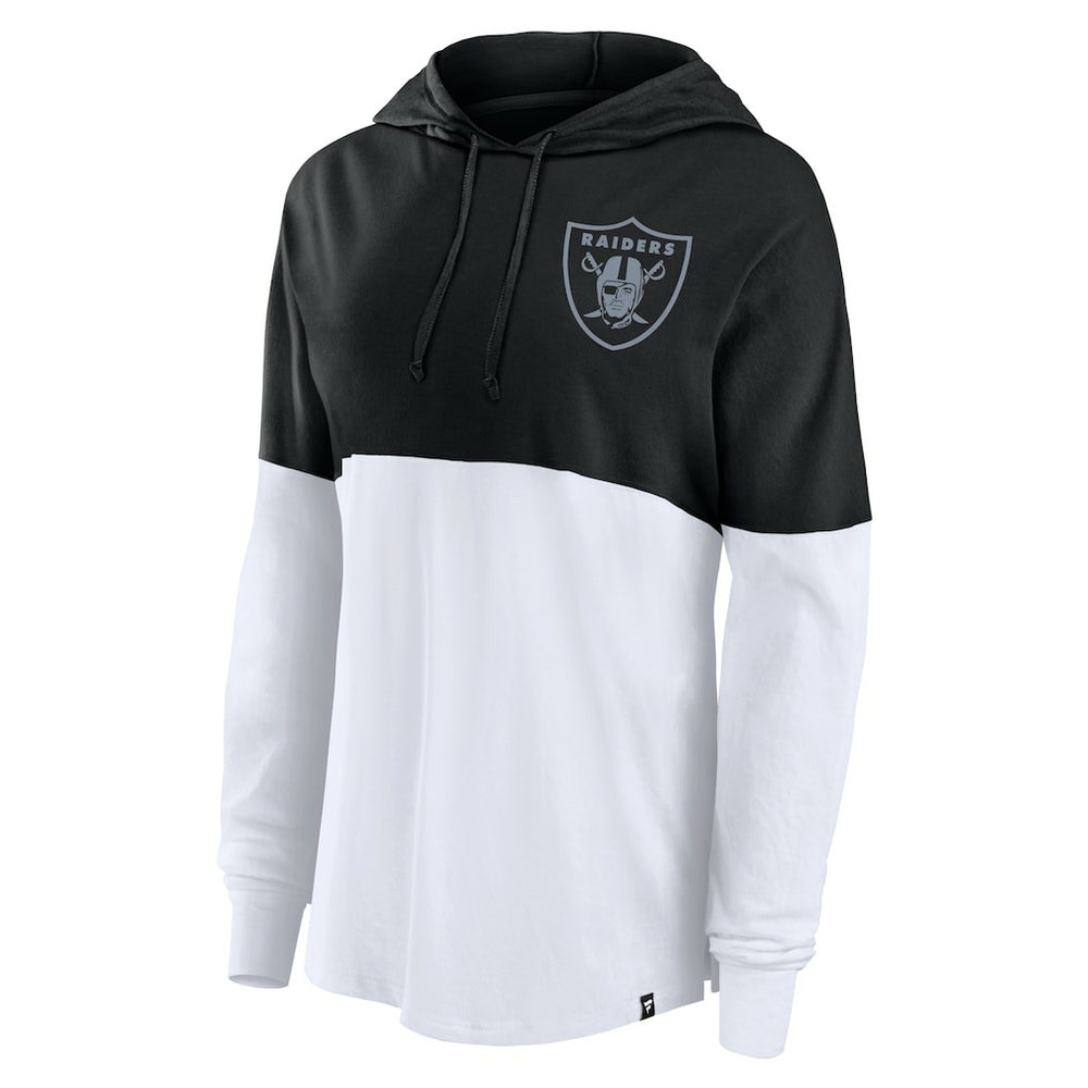 Women's Backup Option Long Sleeve Hoodie T-Shirt - Las Vegas Raiders