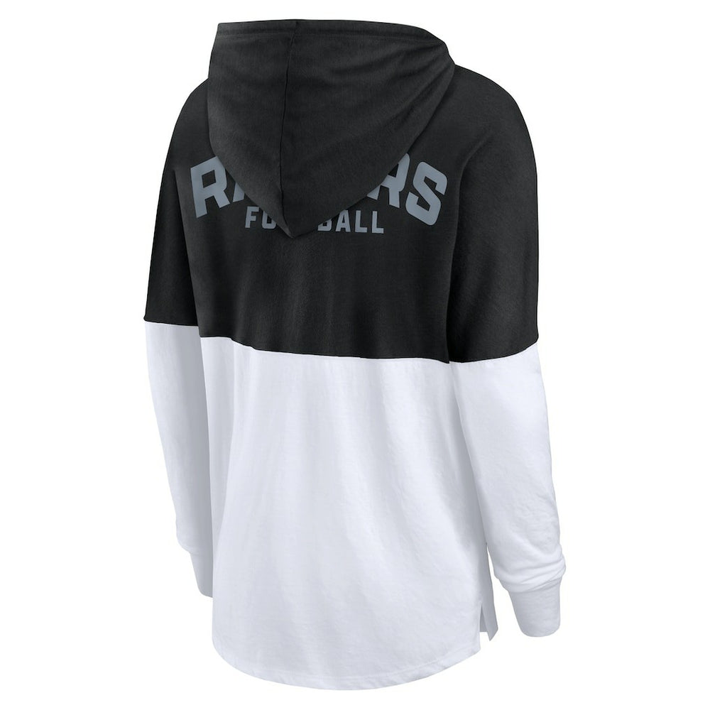 Women's Backup Option Long Sleeve Hoodie T-Shirt - Las Vegas Raiders