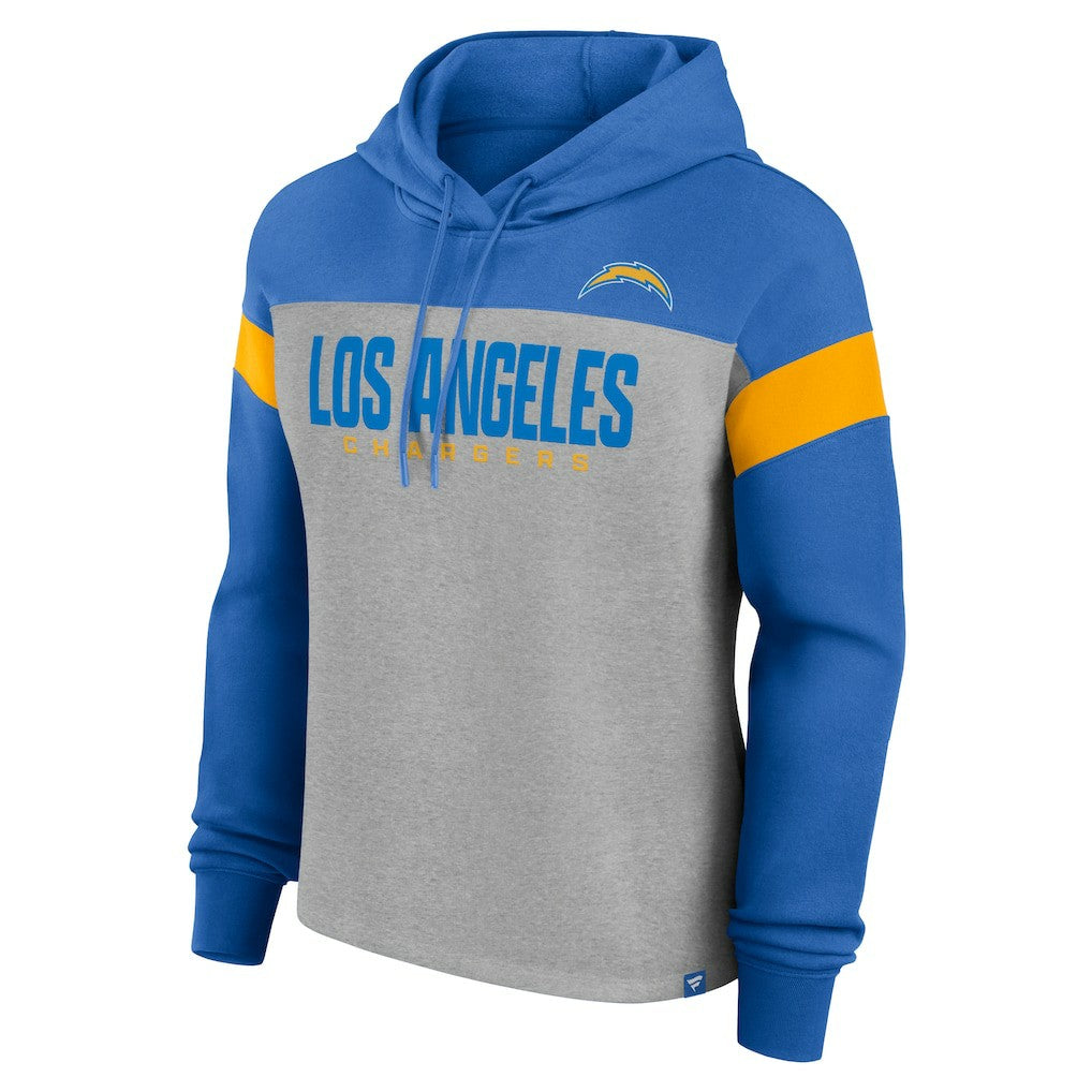 Women's Bold Play Call Pullover Hoodie - Los Angeles Chargers